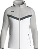 JAKO 6824K Jas Met Kap Iconic Kids - Wit/Zachtgrijs/Antra Light - 140 afbeelding