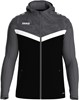 JAKO 6824 Jas Met Kap Iconic - Zwart/Antraciet - S afbeelding