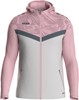 JAKO 6824 Jas Met Kap Iconic - Zachtgrijs/Dusky Pink/Anthra Light - XL afbeelding