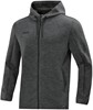 JAKO 6829 Jas Met Kap Premium Basics - Antraciet Gemeleerd - XL afbeelding