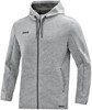 JAKO 6829 Jas Met Kap Premium Basics - Lichtgrijs Gemeleerd - S afbeelding