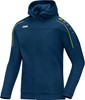 JAKO 6850K Jas Met Kap Classico Kids - Nachtblauw/Citroen - 128 afbeelding