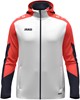 JAKO 6870K Jas Met Kap Dynamic Kids - Wit/Koraal/Marine - 152 afbeelding