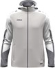 JAKO 6870 Jas Met Kap Dynamic - Lichtgrijs/Wit/Grijs - S afbeelding