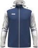 JAKO 6870 Jas Met Kap Dynamic - Nachtblauw/Wit/Lichtgrijs - XXL afbeelding