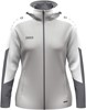 JAKO 6870D Jas Met Kap Dames - Lichtgrijs/Wit/Grijs - XL (46/48) afbeelding