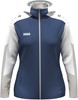 JAKO 6870D Jas Met Kap Dames - Nachtblauw/Wit/Lichtgrijs - S (34/36) afbeelding
