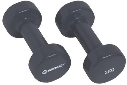 Schildkröt 703703 Dummbellset Vinyl 3 kg