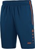 JAKO 8595 Trainingsshort Active - Navy/Flame - M afbeelding