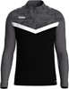 JAKO 8624 Ziptop Iconic - Zwart/Antraciet - 3XL afbeelding
