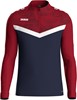 JAKO 8624 Ziptop Iconic - Marine/Chillrood - 3XL afbeelding