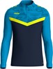 JAKO 8624K Ziptop Iconic Kids - Marine Jako-Blauw/Fluogeel - 164 afbeelding