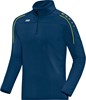 JAKO 8650K Ziptop Classico Kids - Nachtblauw/Citroen - 140 afbeelding