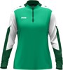 JAKO 8670D Ziptop Dynamic Dames - Groen/Wit/Donkergroen - S (34/36) afbeelding