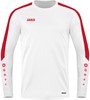 JAKO 8823 Sweater Power - Wit/Rood - L afbeelding
