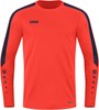 JAKO 8823 Sweater Power - Flame/Marine - S afbeelding