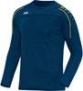 JAKO 8850 Sweater Classico - Nachtblauw/Citroen - XL afbeelding