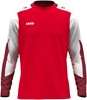 JAKO 8870 Longsleeve Dynamic - Rood/Wit/Donkerrood - XL afbeelding