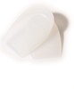 Rehband 93237 QD Silicone Heel-Cup N/A - Clear - 44-48 (L)