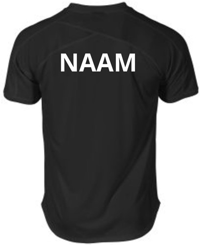 Bedrukking Naam Achterzijde