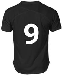 Bedrukking Rugnummer