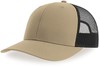 Atlantis AT106 Bryce Cap - Khaki/Black - One Size afbeelding