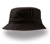 Atlantis - Bucket Hat - Hoed - Vissershoedje - Dames en heren - Katoen - Zwart - L/XL