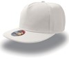 Atlantis AT401 Snap Five Cap - White - One Size afbeelding