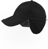 Atlantis AT417 Techno Flap Cap Recycled - Black - One Size afbeelding