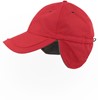 Atlantis AT417 Techno Flap Cap Recycled - Red - One Size afbeelding