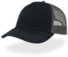 Atlantis AT426 Rapper Canvas Cap Recycled - Navy/Dark-Grey - One Size afbeelding