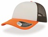 Atlantis AT505 Rapper Cap - White/Olive/Orange - One Size afbeelding