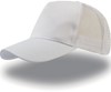 Atlantis AT511 Rapper Cotton Cap - White/White - One Size afbeelding