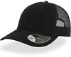 Atlantis AT523 Rapper Suede Cap - Black - One Size afbeelding