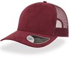 Atlantis AT523 Rapper Suede Cap - Burgundy - One Size