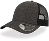Atlantis AT524 Rapper Melange Cap - Dark-Grey - One Size afbeelding