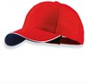 Atlantis AT602 Pilot Piping Sandwich Cap - Red/White/Navy - One Size afbeelding