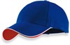 Atlantis AT602 Pilot Piping Sandwich Cap - Royal/White/Red - One Size afbeelding