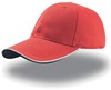 Atlantis AT609 Zoom Piping Sandwich Cap - Red/White/Navy - One Size afbeelding