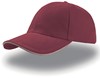 Atlantis AT610 Liberty Sandwich Cap - Burgundy/Natural - One Size afbeelding