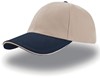 Atlantis AT610 Liberty Sandwich Cap - Natural/Navy/Natural - One Size afbeelding