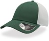 Atlantis AT669 Campus Cap - Bottle-Green/White - One Size afbeelding