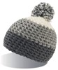 Atlantis AT732 Everest Beanie - Grey/Grey/White - One Size afbeelding