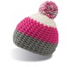 Atlantis AT732 Everest Beanie - Grey/Pink/White - One Size afbeelding