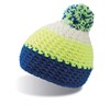 Atlantis AT732 Everest Beanie - Royal/Yellow-Fluo/White - One Size afbeelding