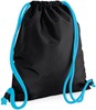 Atlantis BG110 Icon Gymsac - Black/Surf-Blue - 40 x 48 cm afbeelding