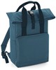 Atlantis BG118 Twin Handle Roll-Top Backpack - Airforce-Blue - 28 x 38 x 12 cm afbeelding