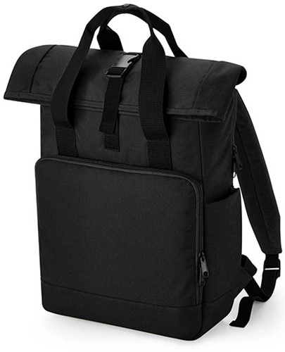 BagBase BG118L Recycled Twin Handle Roll-Top Laptop Backpack
