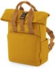 Atlantis BG118S Recycled Mini Twin Handle Roll-Top Backpack - Mustard - 23 x 32 x 11 cm afbeelding