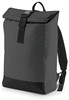 Atlantis BG138 Reflective Roll-Top Backpack - Black-Reflective - 26 x 43 x 13 cm afbeelding